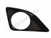 Решетка переднего бампера под ПТФ правая с хром-ободком COROLLA 2006-2010