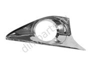 Решетка переднего бампера под ПТФ правая хром CAMRY 2011-